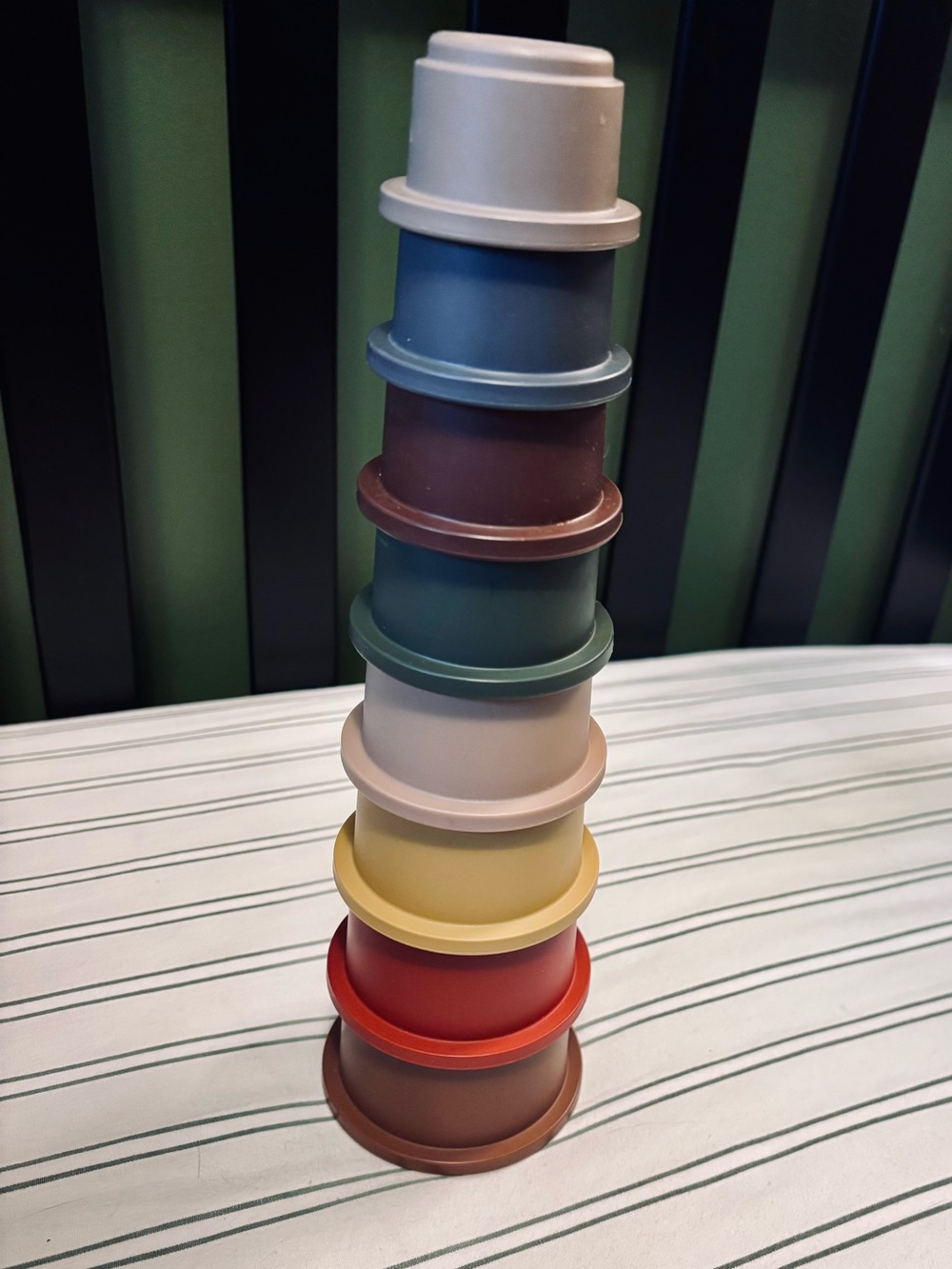 Mushie Stacking Cups- Multicolor Set